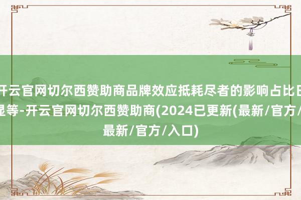 开云官网切尔西赞助商品牌效应抵耗尽者的影响占比日益突显等-开云官网切尔西赞助商(2024已更新(最新/官方/入口)