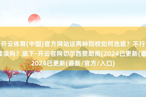 开云体育(中国)官方网站这两种院校如何选拔？不行上公办还要连续读吗？底下-开云官网切尔西赞助商(2024已更新(最新/官方/入口)